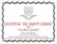 2014 Chateau de  St. Cosme, Cotes du Rhone "Les 2 Albions"
